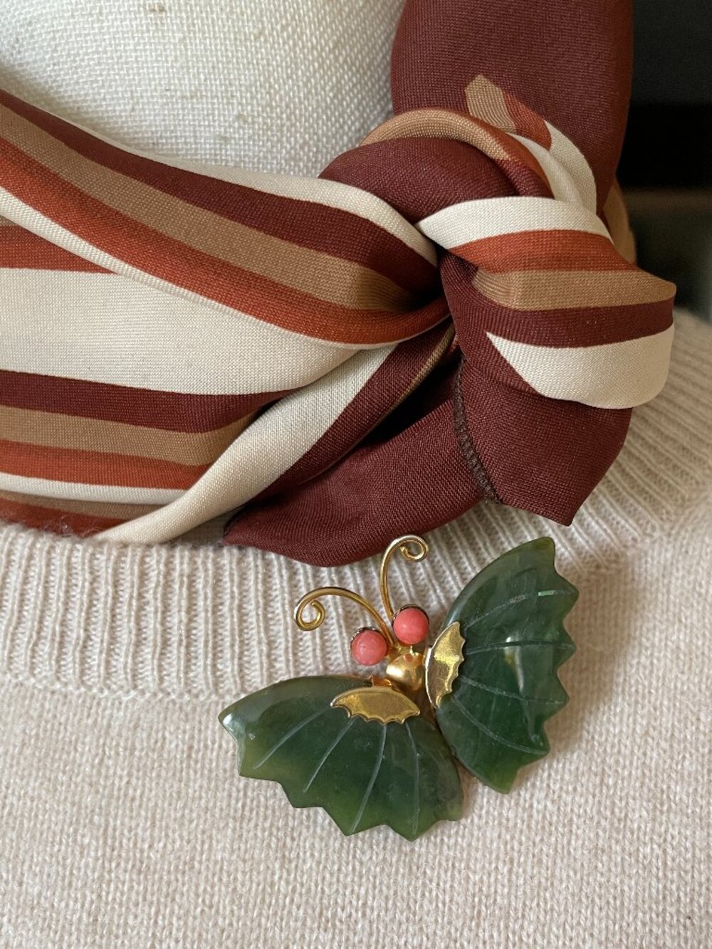 vintage moth pin